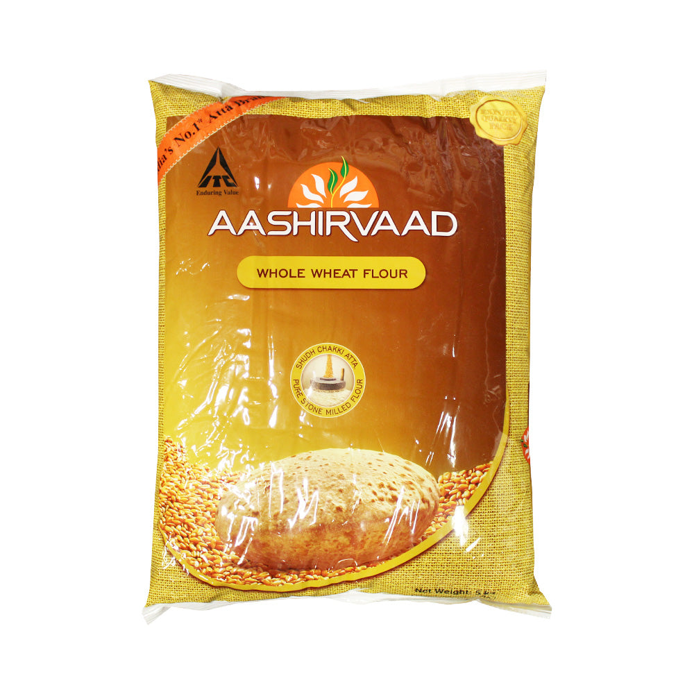 Aashirvaad Whole Wheat Atta Flours Bazaar Foods