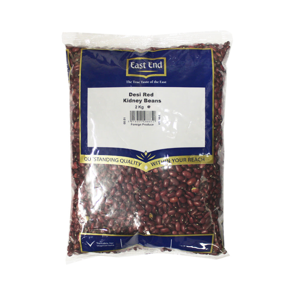 East End Desi Red Kidney Beans 2kg Lentils, Beans & Pulses Bazaar