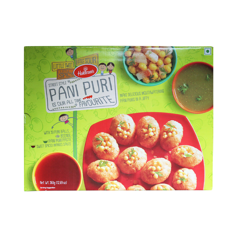 Haldirams Street Style Pani Puri Kit 360g Pani Puri And Papads