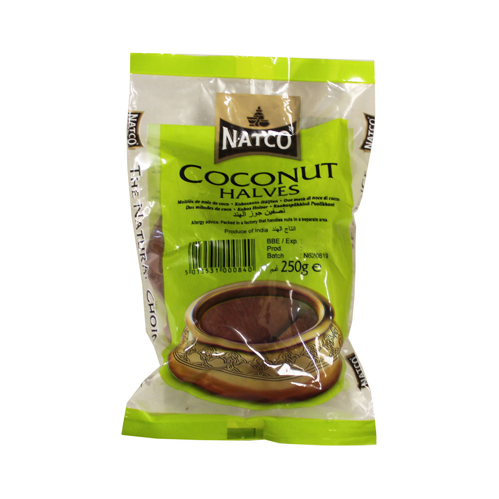 Natco Coconut Halves/Copra 250g Dry Fruits & Nuts Bazaar Foods