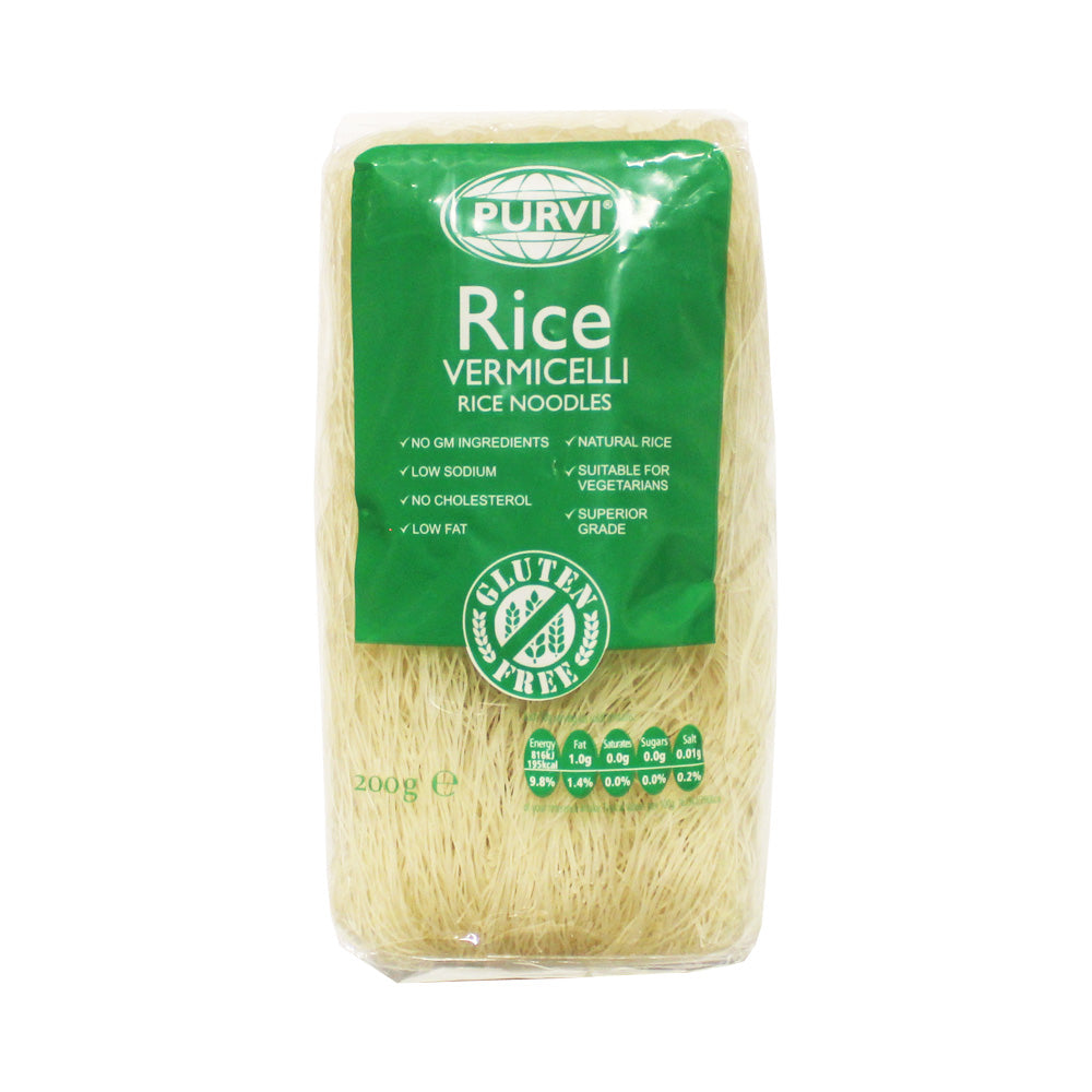 Purvi Rice Vermicelli 200g Noodles & Vermicelli Bazaar Foods