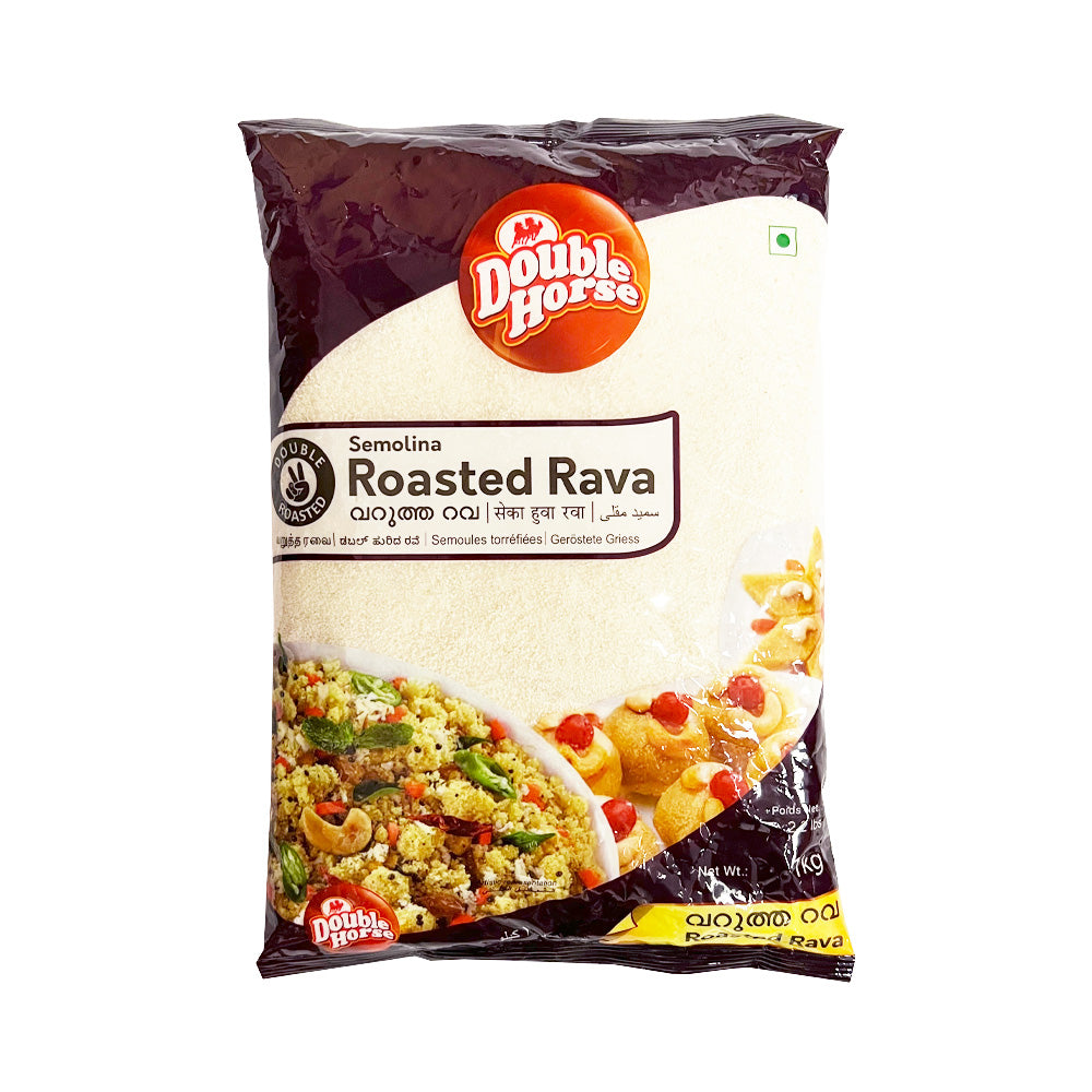 Devon Rava Double Horse Roasted Rava - 1kg | Flours | Bazaar Foods