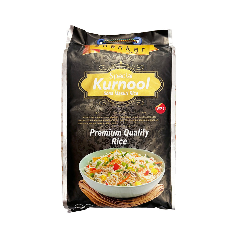Shankar Sona Masoori Rice Kurnool - 10kg | Rices | Bazaar Foods