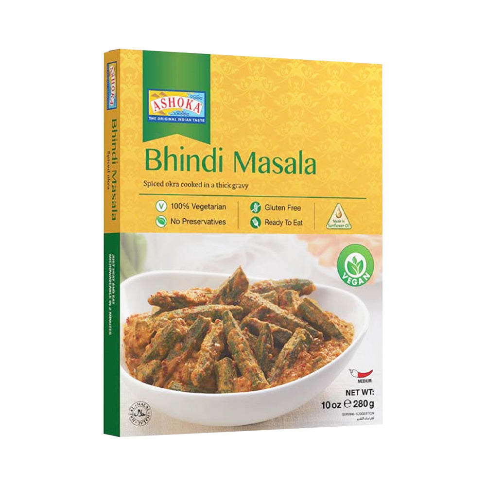 Ready　Masala　Foods　Ready　Meal　280g　Meals　Ashoka　Bazaar　Bhindi　Mixes