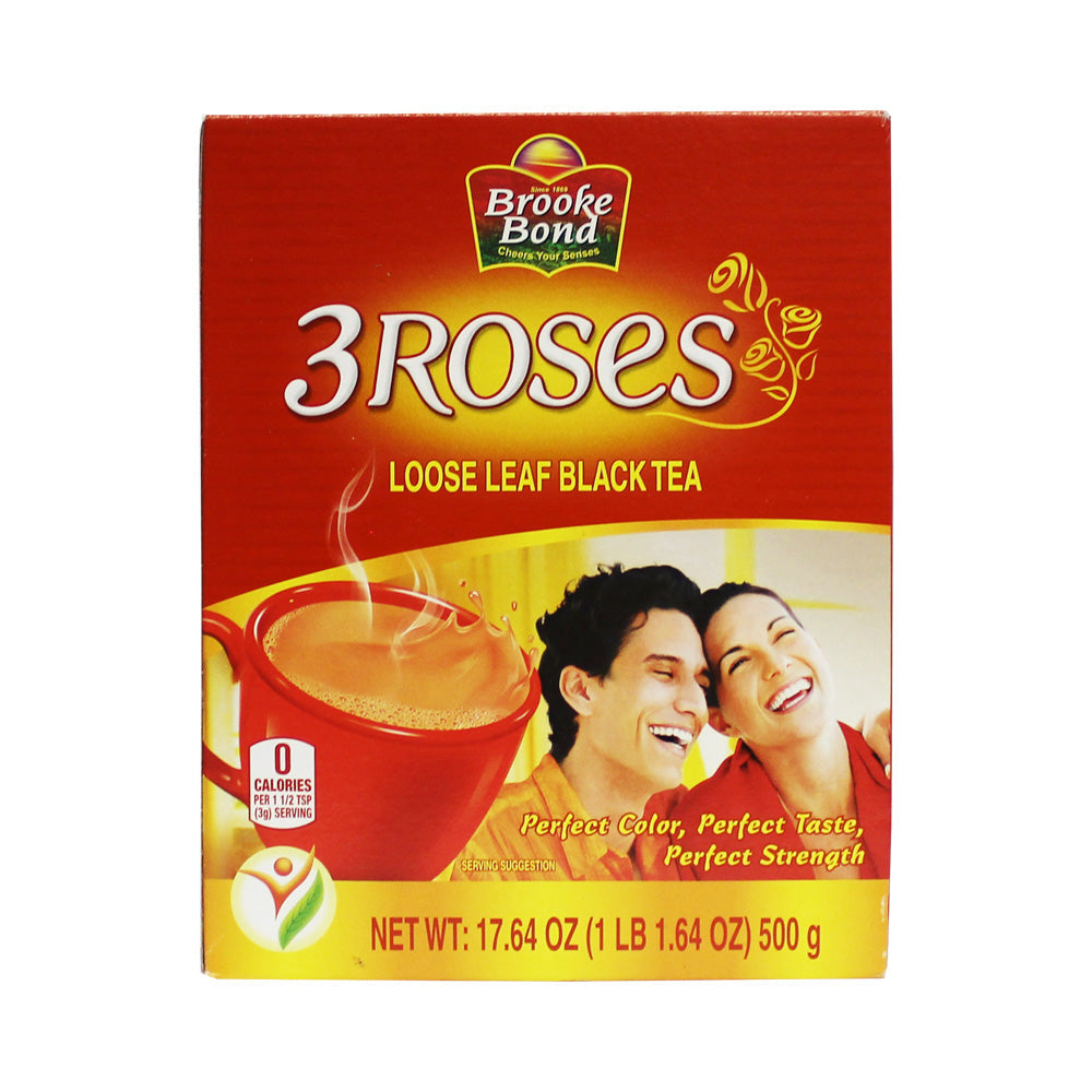 Brooke Bond 3 Roses Loose Leaf Black Tea - 500g | Drinks & Beverages ...