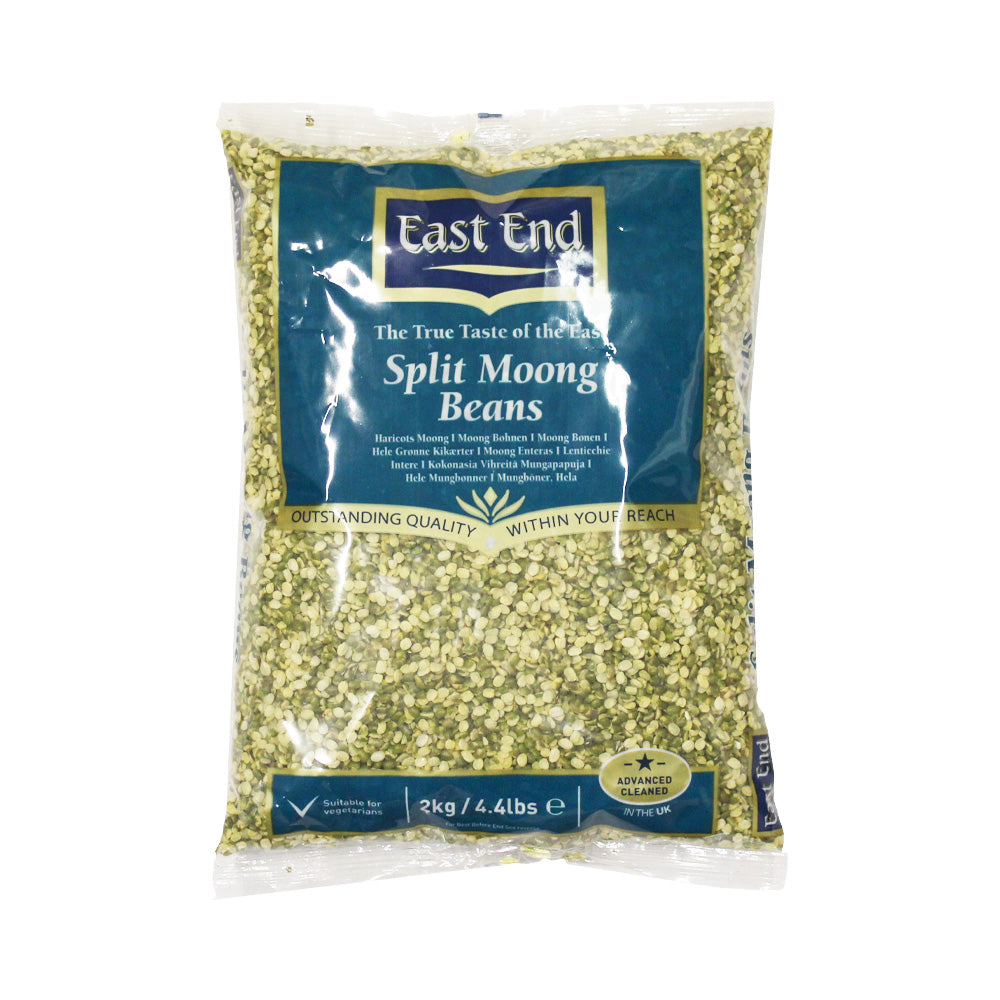 East End Split Moong Beans - 2kg | Lentils, Beans & Pulses | Bazaar Foods