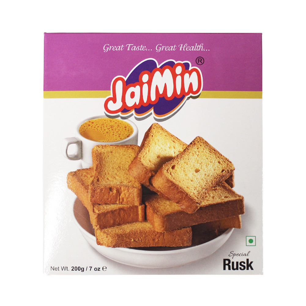 Jaimin Special Rusk - 200g | Sweets, Snacks & Savouries | Bazaar Foods