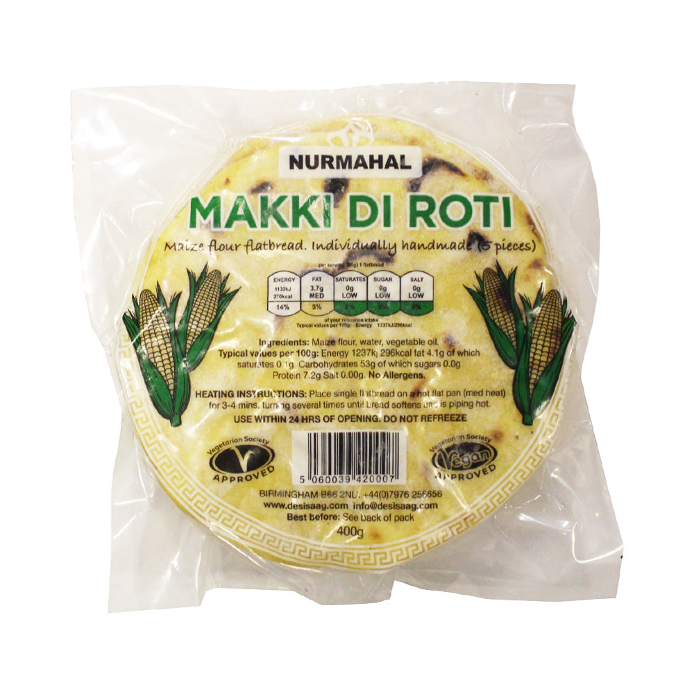 Bazari Roti Nurmahal Makki Di Roti - 5pcs | Frozen Foods | Bazaar Foods