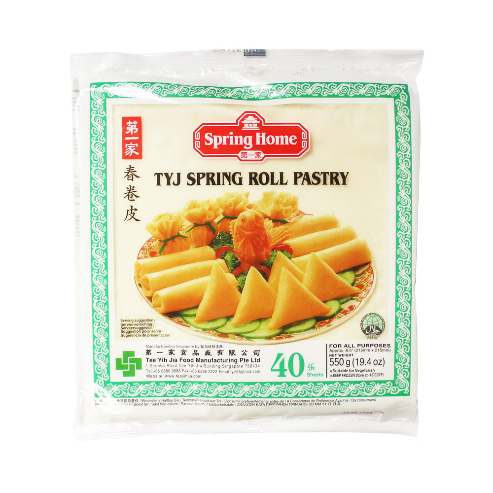 Spring Roll Parsty Spring Home TYJ Spring Roll Pastry - 40 Sheets | Frozen Foods | Bazaar ...