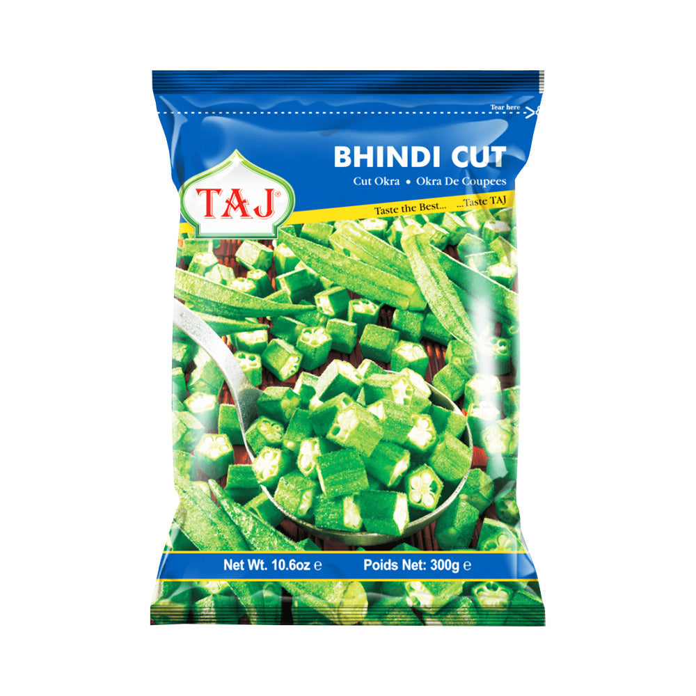 TAJ Frozen Bhindi Cut - 300g | Frozen Foods | Bazaar Foods